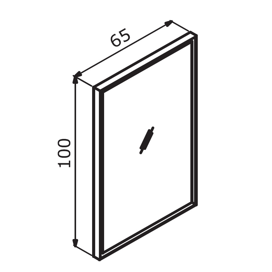 ������� ORKA Cube 65x100 c LED ����������, ����� �������