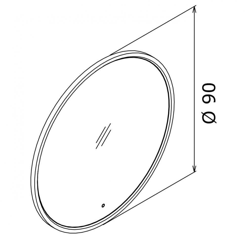 ������� ORKA Molino 90x90 c LED ����������, ����� �������
