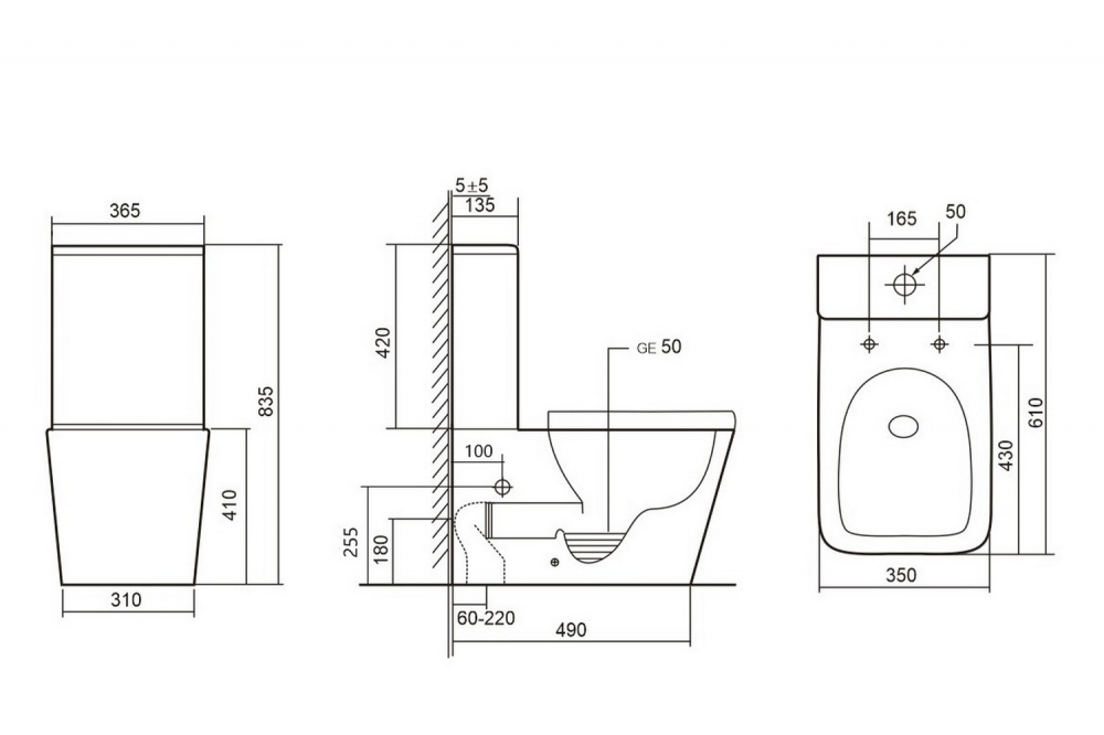 ������ ABBER Rechteck AC1210T ������� �����, ������������, ���� �������