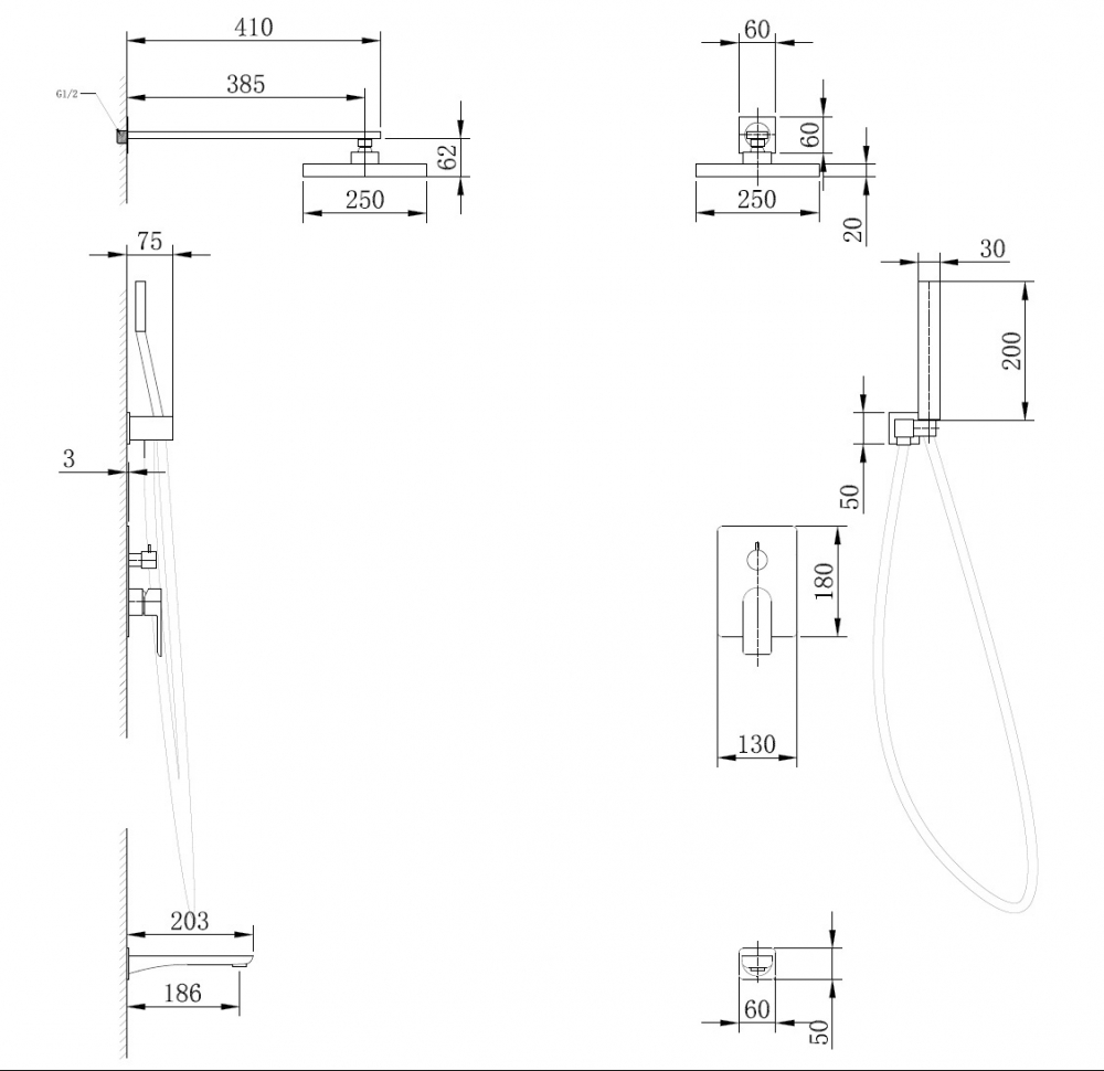 ������� ������� ABBER Weiss Insel AF8017B �������� ������� � �������, ������ �������