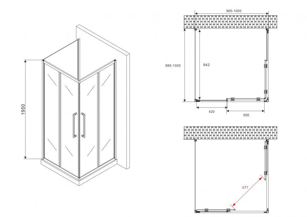 ������� ������ ABBER Schwarzer Diamant AG02100BH-S100B