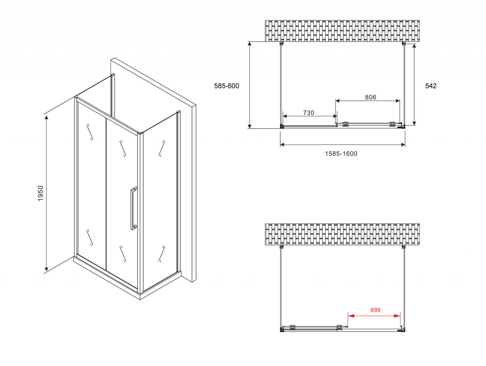 ������� ������ ABBER Schwarzer Diamant AG30160BH-S60B-S60B