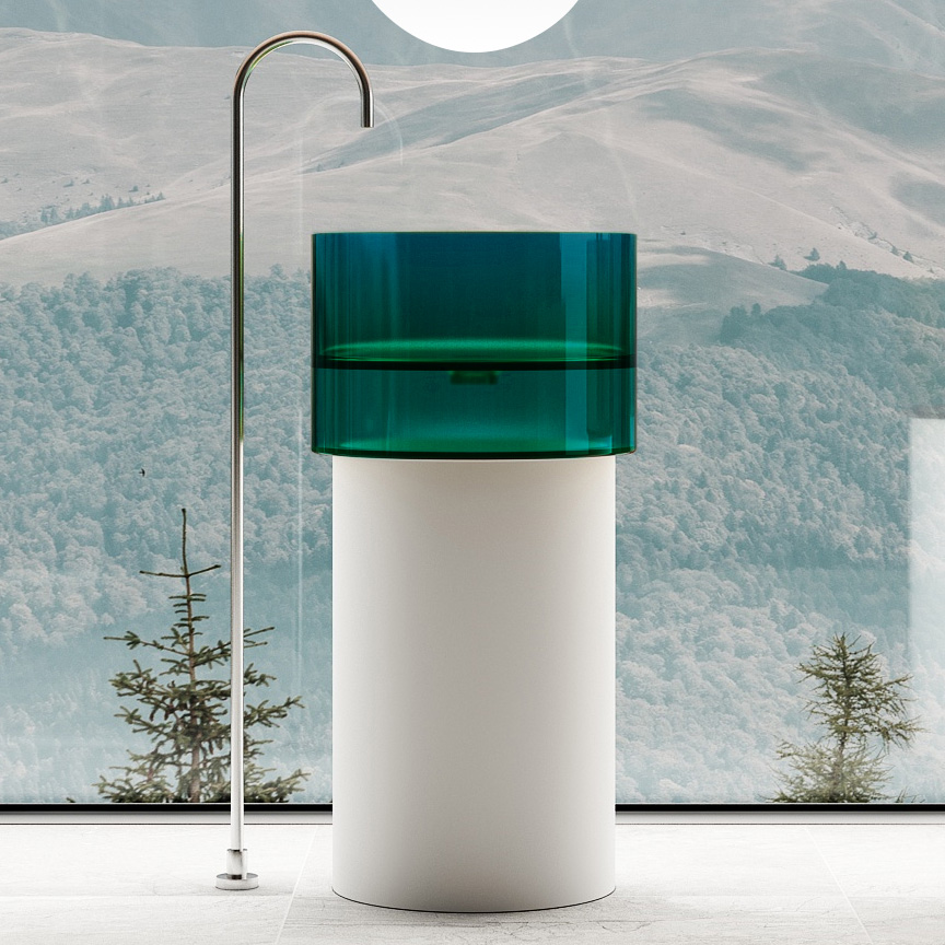 �������� ��������������� ���������� ABBER Kristall AT2701White-Aquamarin-H �����/���������