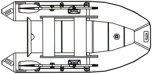 схема лодки Кайман N-285