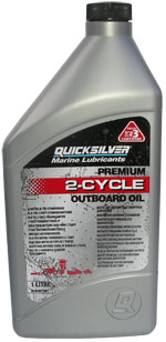   Quicksilver Premiom 2-stroke Outboard Oil - 1 