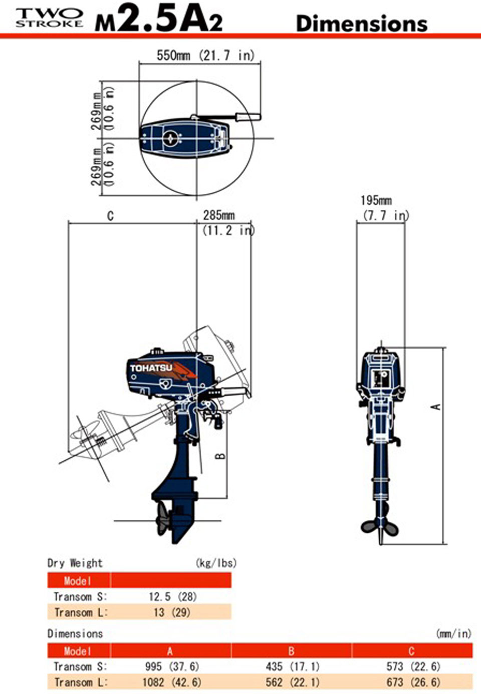    Tohatsu M2.5