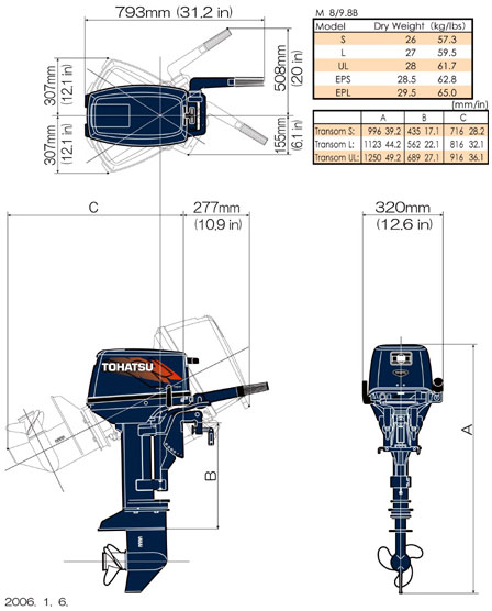     tohatsu m 9.8 sm m9.8s