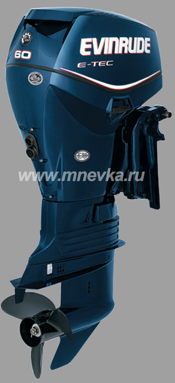 Evinrude E60 E-TEC 2012, blue color