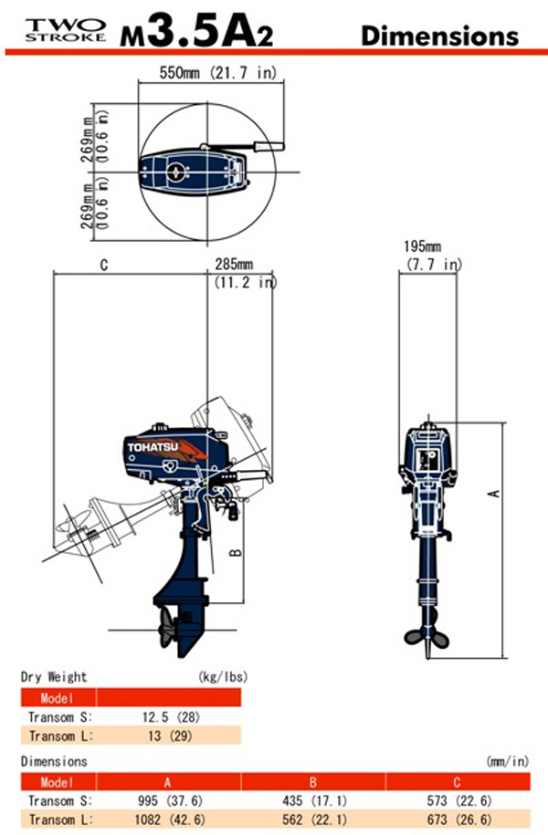  Tohatsu M-3.5 A2