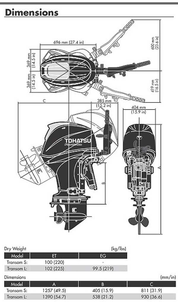  Tohatsu mfs50a  